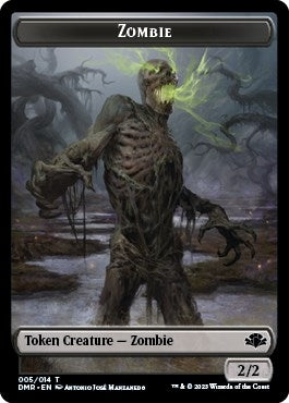 Zombie Squirrel Double sided Token [DMR]