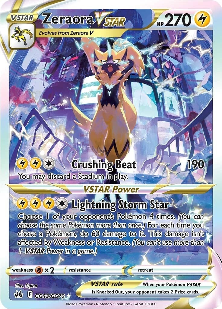 Zeraora VSTAR (GG43/GG70) [CRZ:GG]