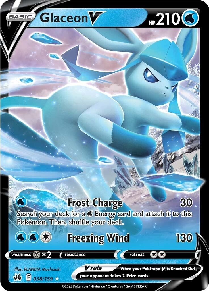 Glaceon V (038/159) [CRZ]