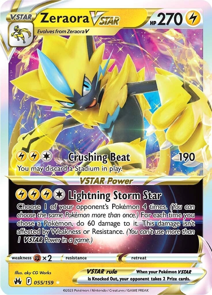 Zeraora VSTAR (055/159) [CRZ]