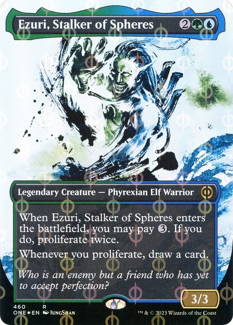 Ezuri Stalker of Spheres Showcase Step and Compleat Foil (460) [ONE]