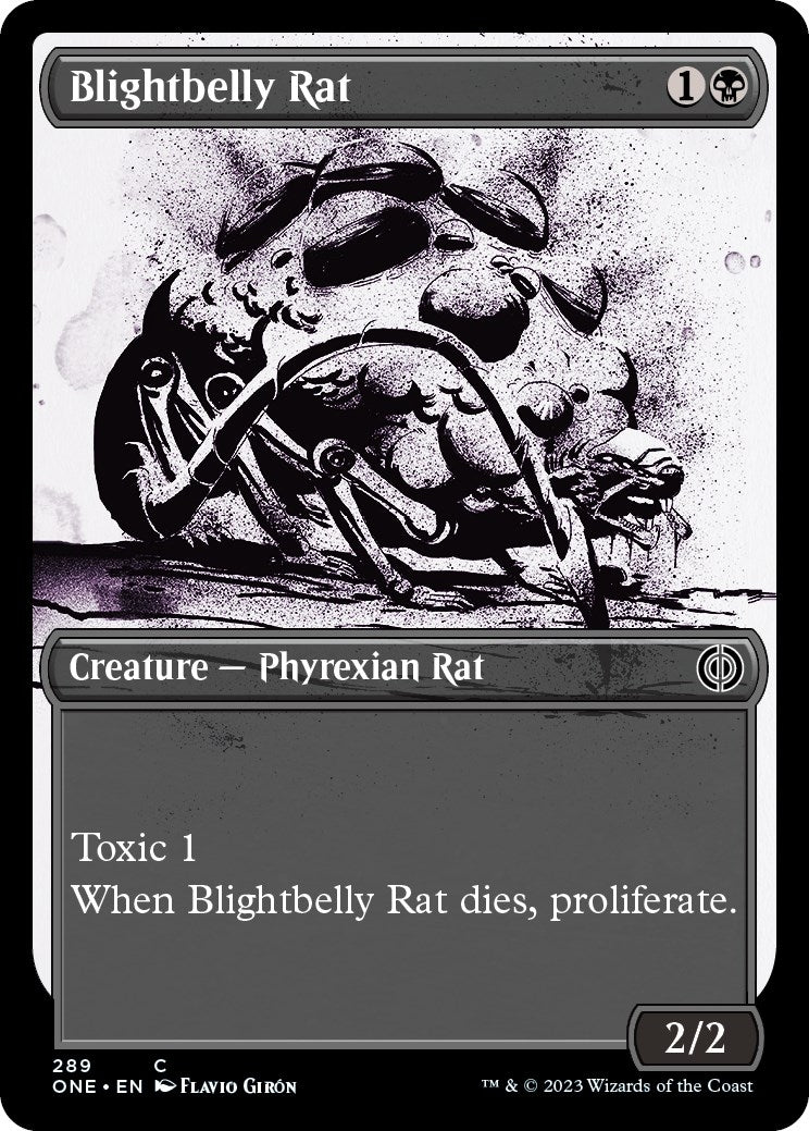 Blightbelly Rat (Showcase Ichor) [Phyrexia: All Will Be One]