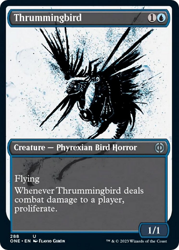 Thrummingbird (Showcase Ichor) [Phyrexia: All Will Be One]