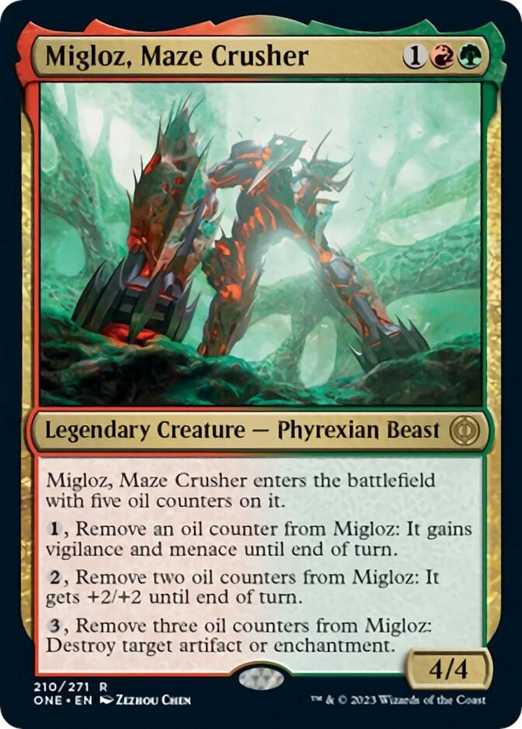 Migloz, Maze Crusher [Phyrexia: All Will Be One]