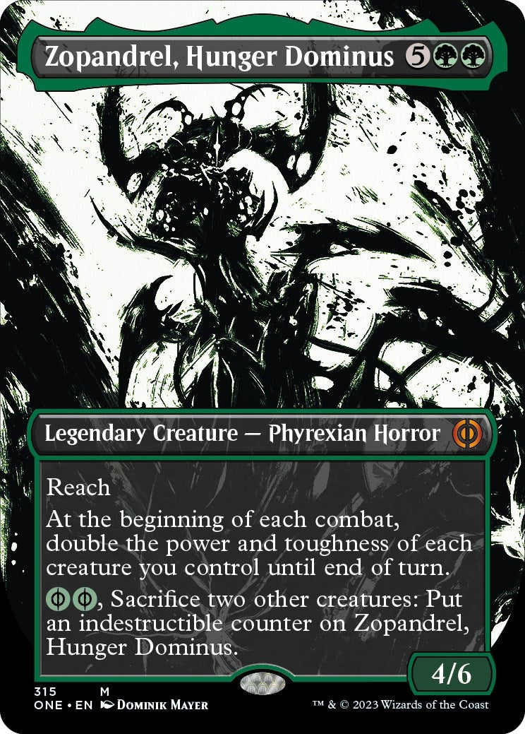 Zopandrel, Hunger Dominus (Borderless Ichor) [Phyrexia: All Will Be One]