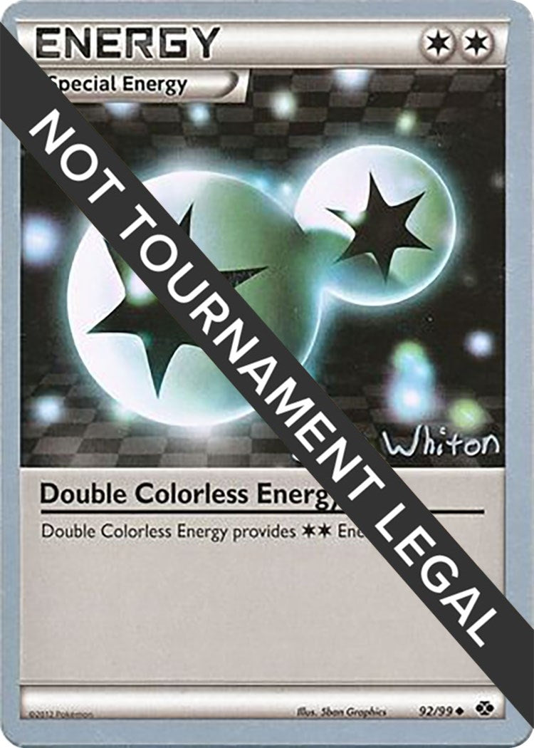 Double Colorless Energy (92/99) (American Gothic - Ian Whiton) [World Championships 2013]