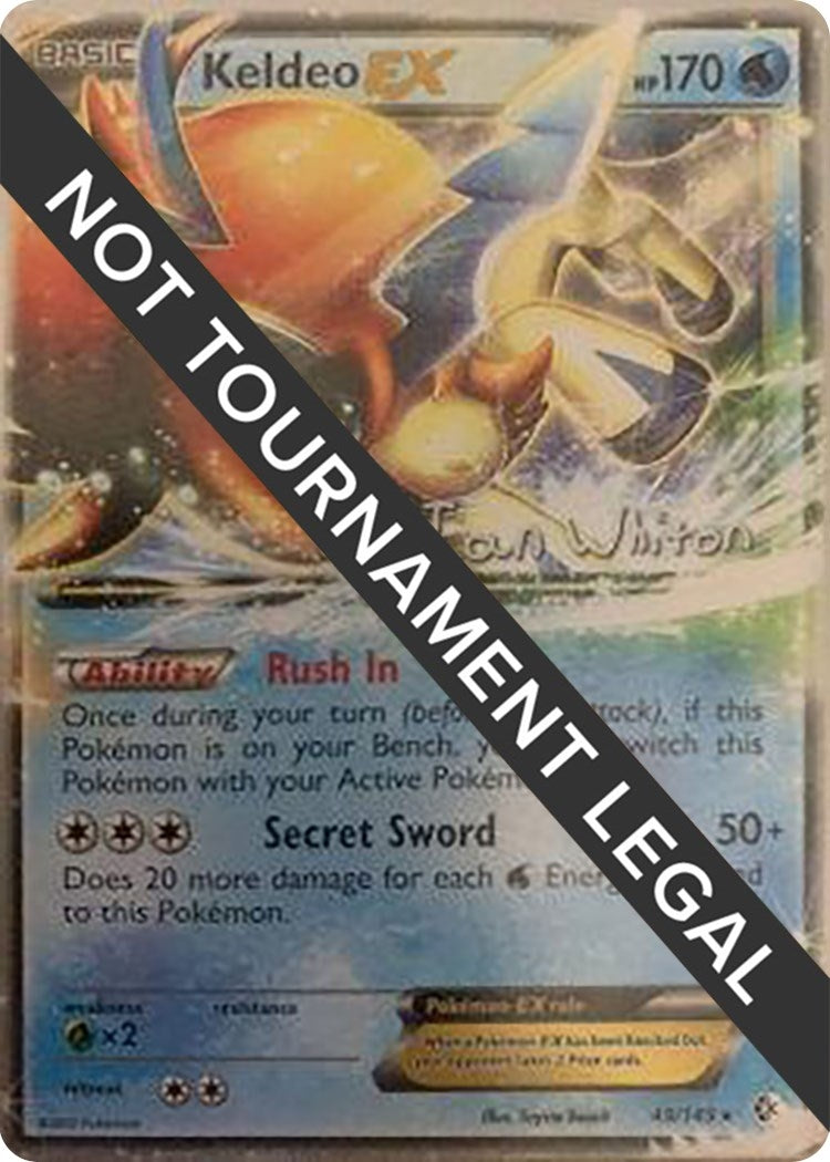 Keldeo EX (49/149) (American Gothic - Ian Whiton) [World Championships 2013]