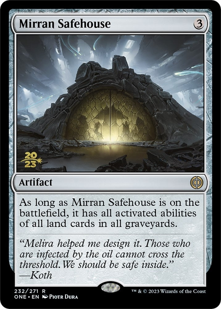 Mirran Safehouse [Phyrexia: All Will Be One Prerelease Promos]