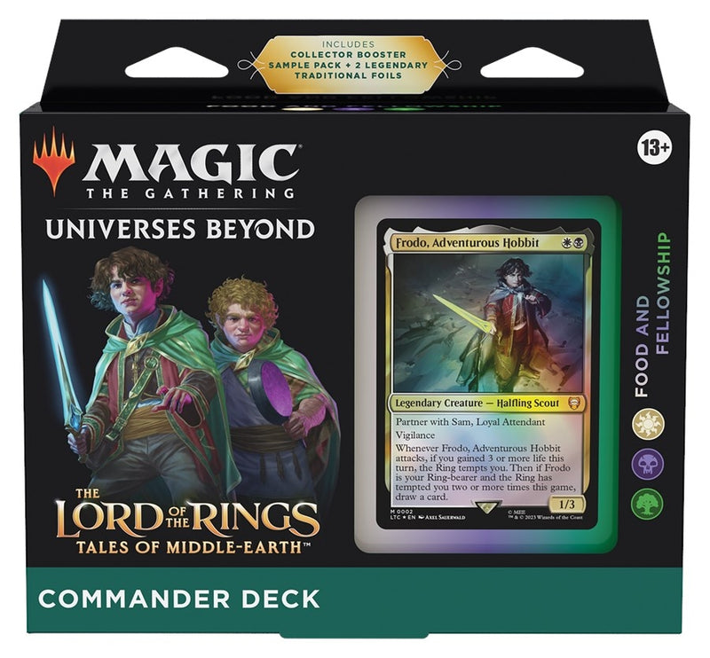 The Lord of the Rings Tales of Middle earth Commander Deck Food and Fellowship [LTC]