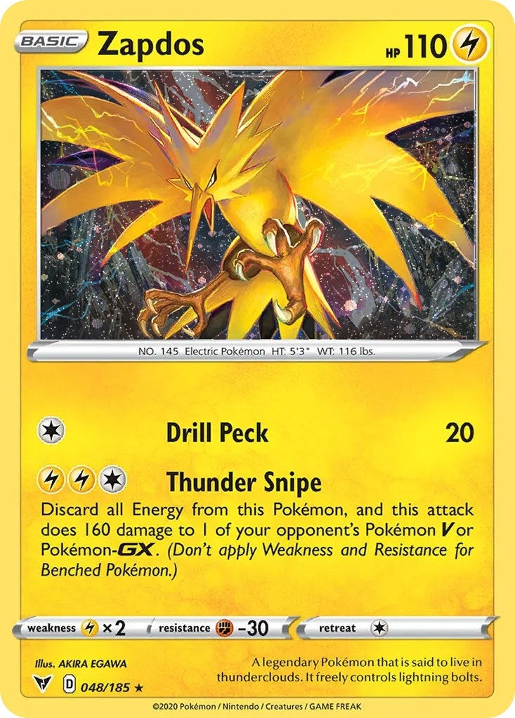 Zapdos Cosmos Holo (048/185) [MCAP]