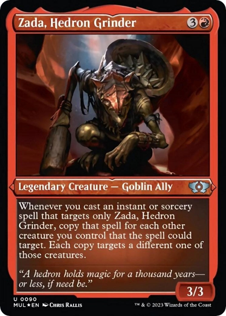 Zada, Hedron Grinder (Foil Etched) [Multiverse Legends]