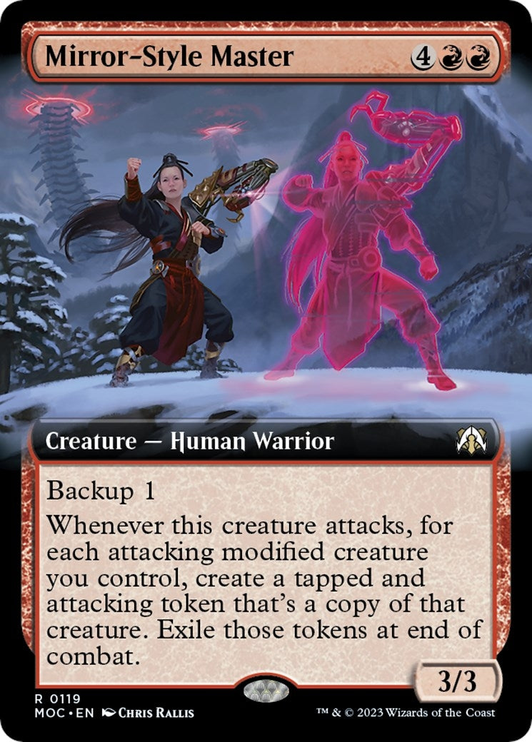 Mirror-Style Master (Extended Art) [March of the Machine Commander]