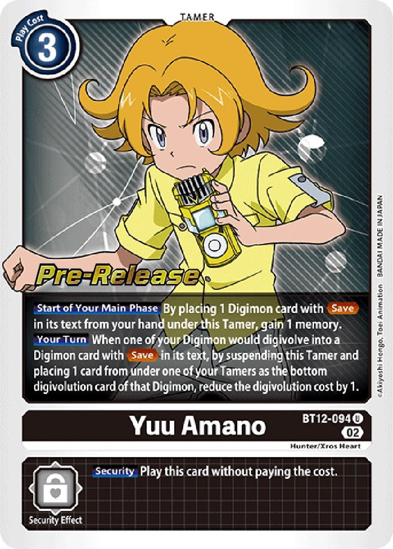 Image for Yuu Amano [Across Time Pre-Release Cards]