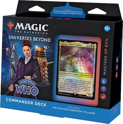 Universes Beyond Doctor Who Masters of Evil Commander Deck [WHO]