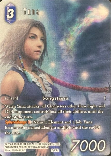 Yuna Full Art Reprint (2-138L) [DEC]