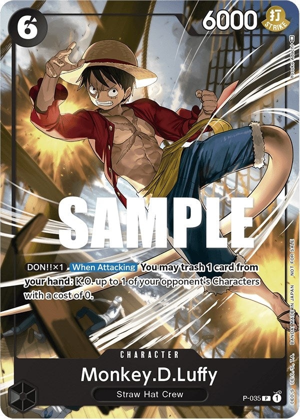 Monkey.D.Luffy (Pirates Party Vol. 3) (P-035) [OP-PR]