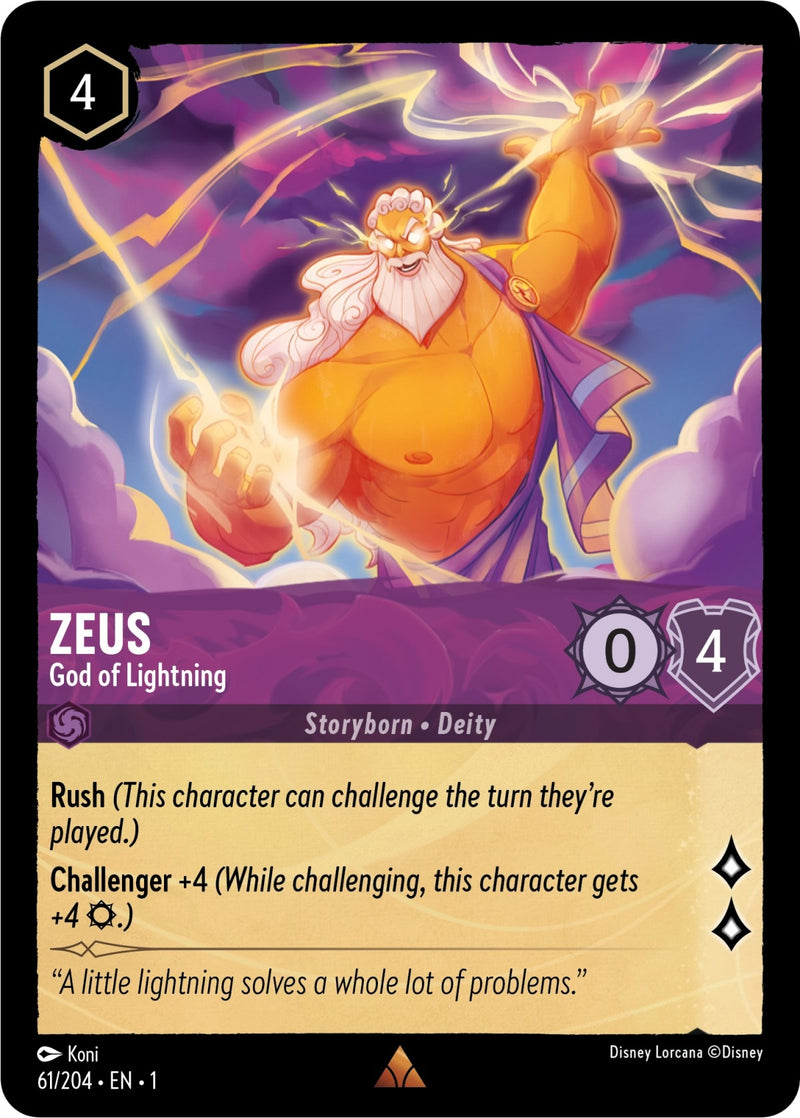 Zeus God of Lightning (61/204) [1]