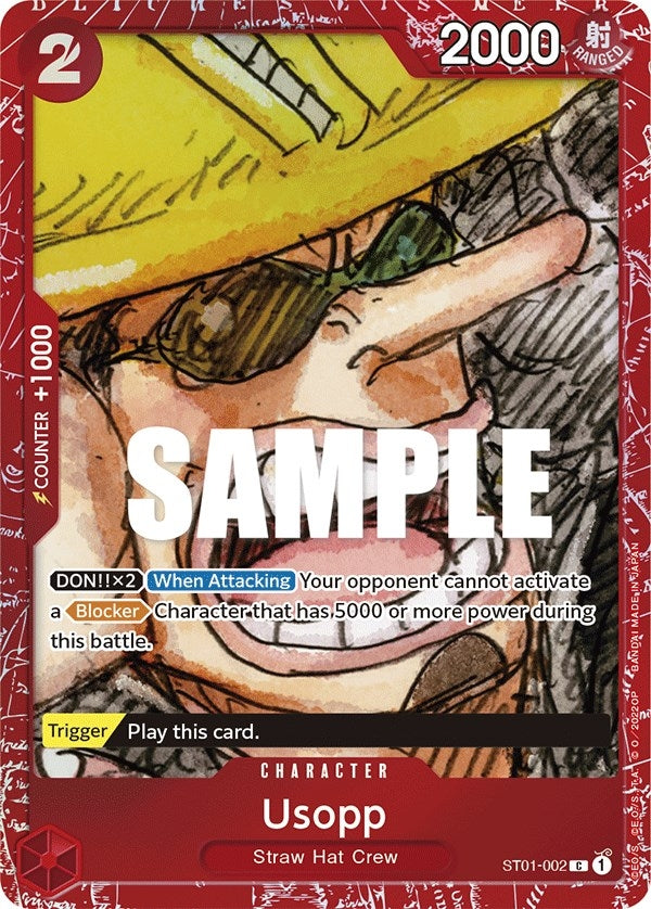 Usopp (Premium Card Collection -ONE PIECE FILM RED Edition-) (ST01-022) [OP-PR]