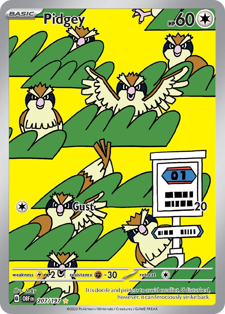 Pidgey 207 197 (207/197) [OBF]