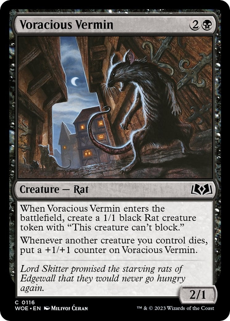 Voracious Vermin [Wilds of Eldraine]