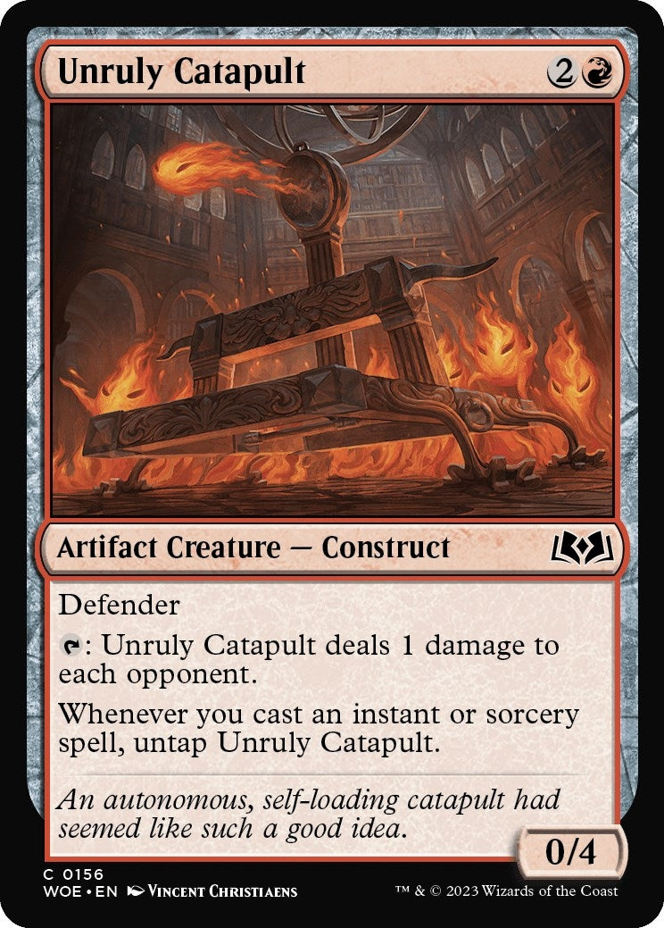 Unruly Catapult [Wilds of Eldraine]