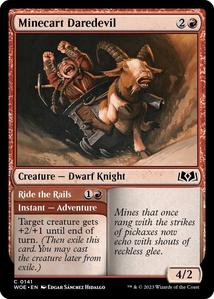 Minecart Daredevil // Ride the Rails [Wilds of Eldraine]