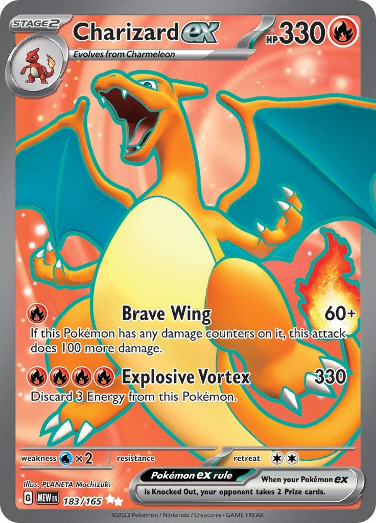 Charizard ex 183 165 (183/165) [MEW]