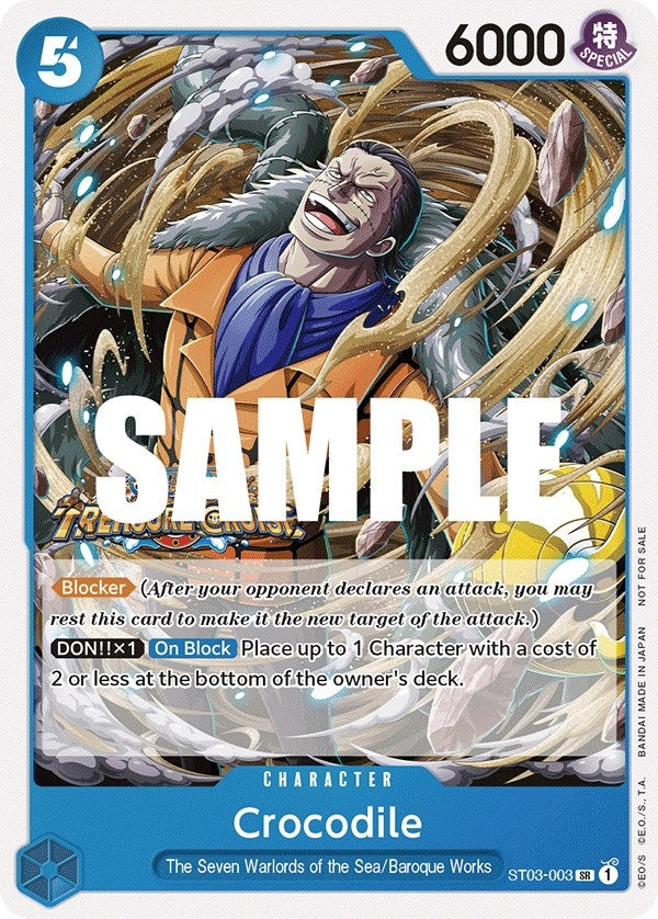 Crocodile (Tournament Pack Vol. 5) (ST03-003) [OP-PR]