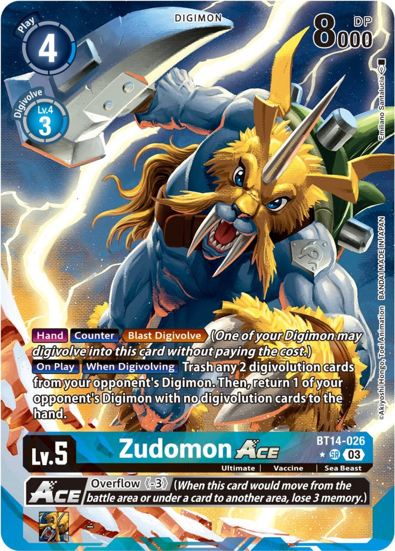 Image for Zudomon ACE (English Exclusive Alternate Art) [Blast Ace]