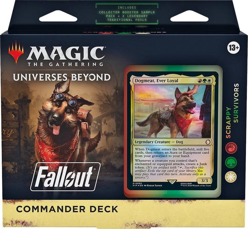 Universes Beyond Fallout Scrappy Survivors Commander Deck [PIP]