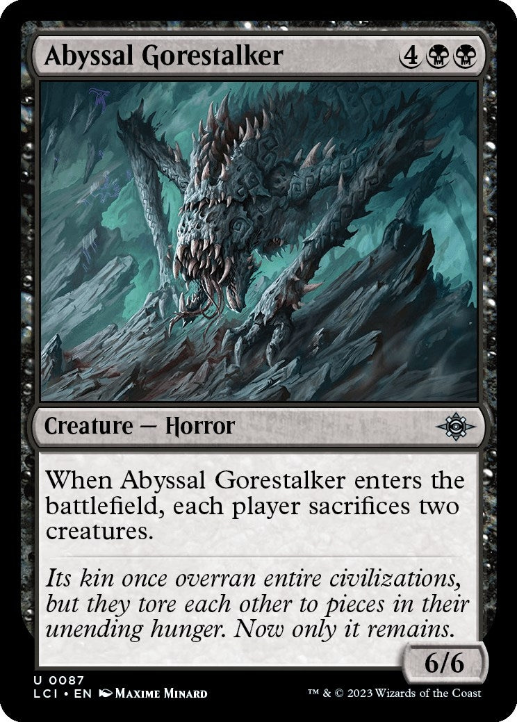 Abyssal Gorestalker [The Lost Caverns of Ixalan]