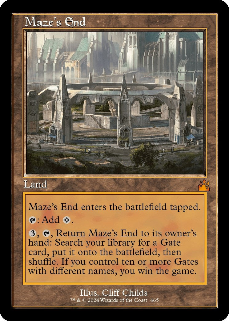 Maze's End (Retro Frame) [Ravnica Remastered]