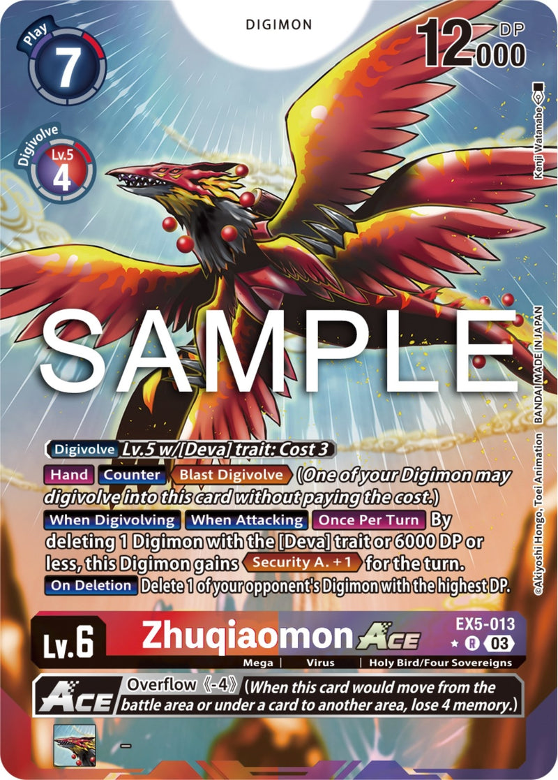 Image for Zhuqiaomon ACE (Alternate Art) [Animal Colosseum]