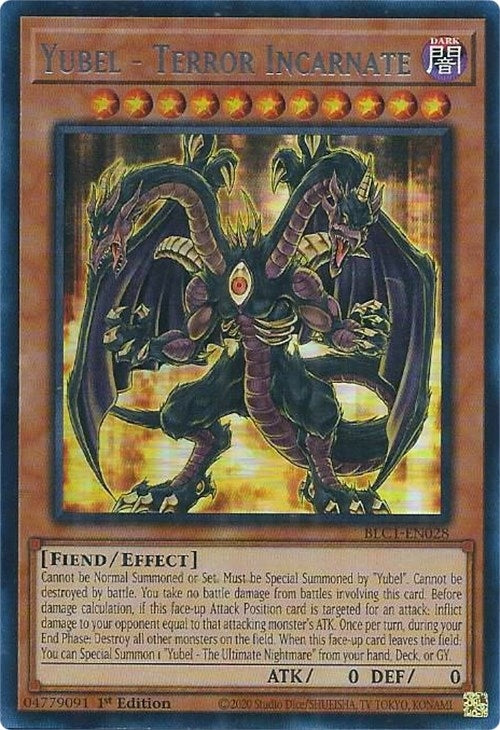 Yubel Terror Incarnate Silver (BLC1-EN028) [BLC1]