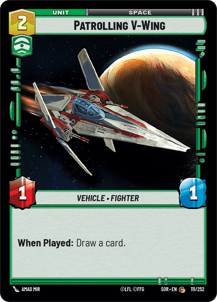 Image for Patrolling V-Wing [Spark of Rebellion]