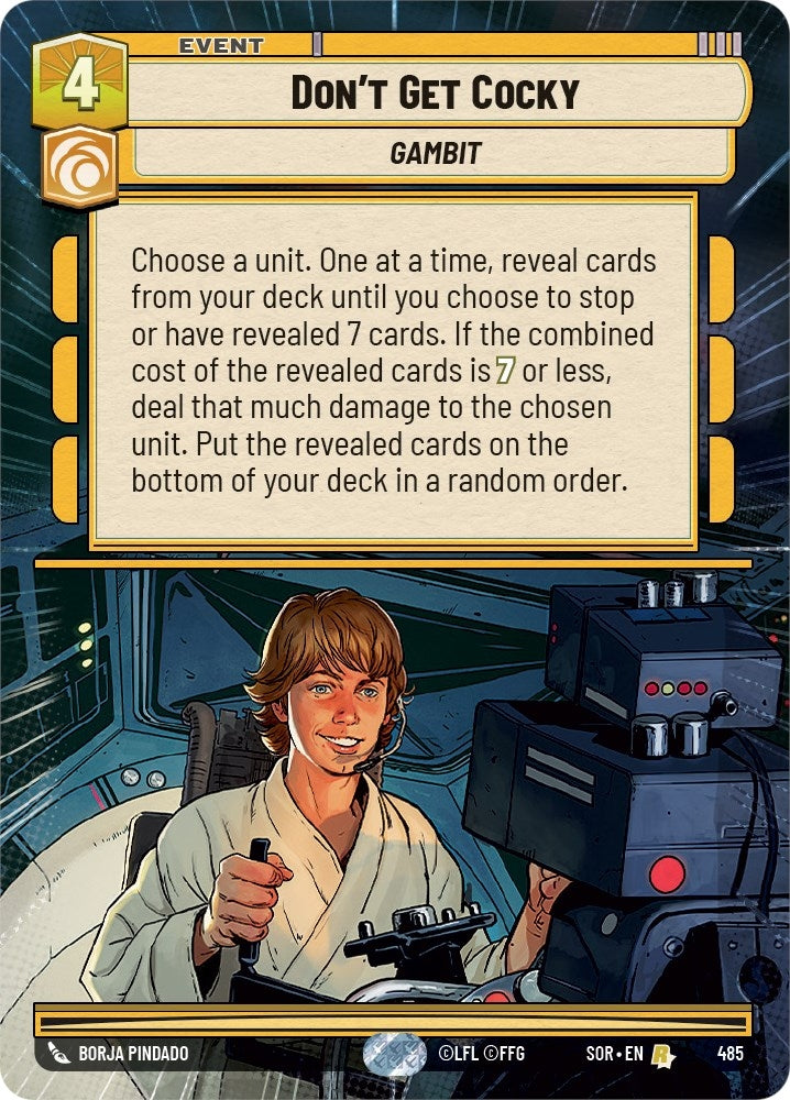 Image for Don't Get Cocky (Hyperspace) [Spark of Rebellion]