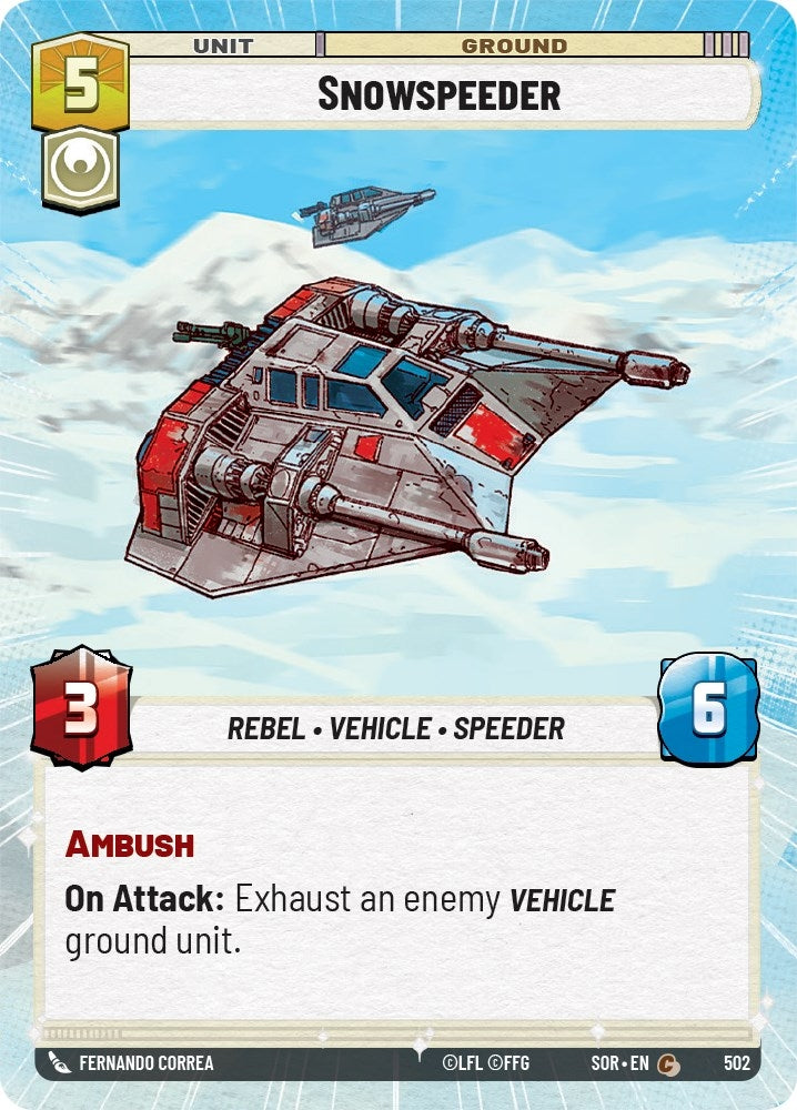 Image for Snowspeeder (Hyperspace) [Spark of Rebellion]