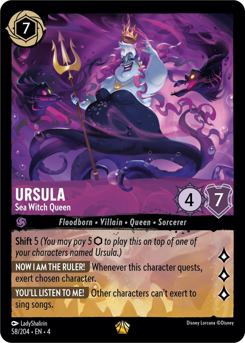 Ursula Sea Witch Queen (58/204) [4]