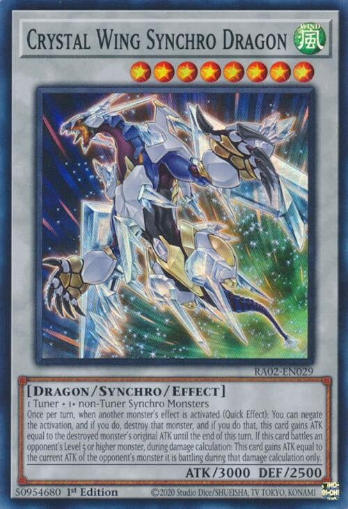 Crystal Wing Synchro Dragon (RA02-EN029) [RA02]