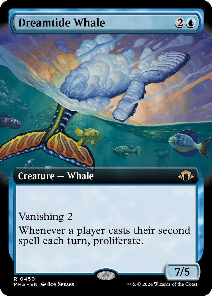 Dreamtide Whale Extended Art (450) [MH3]