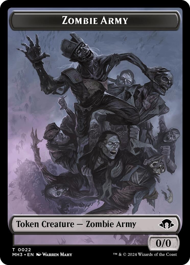 Zombie Army Token (22) [MH3]