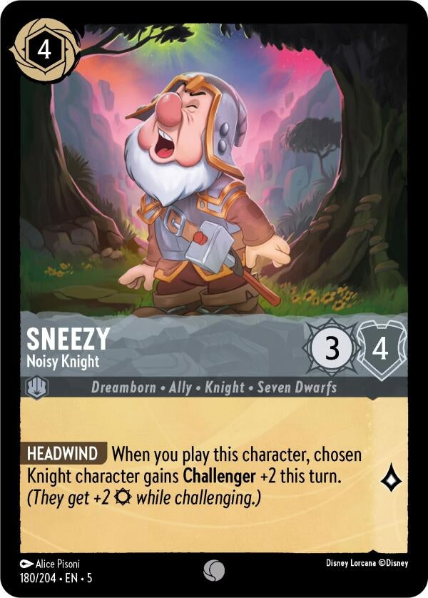 Sneezy Noisy Knight (180/204) [5]