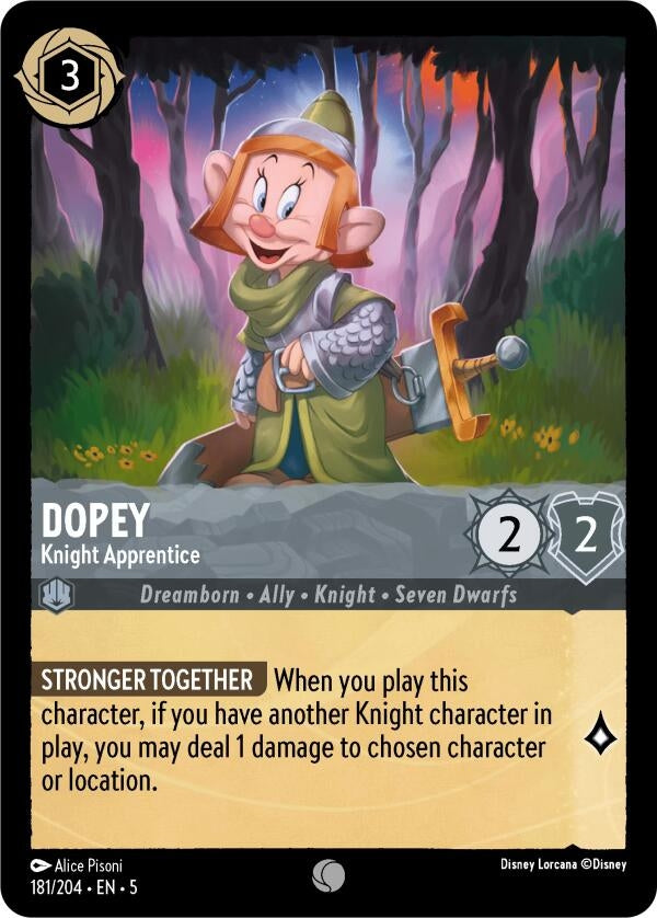 Dopey Knight Apprentice (186/204) [5]