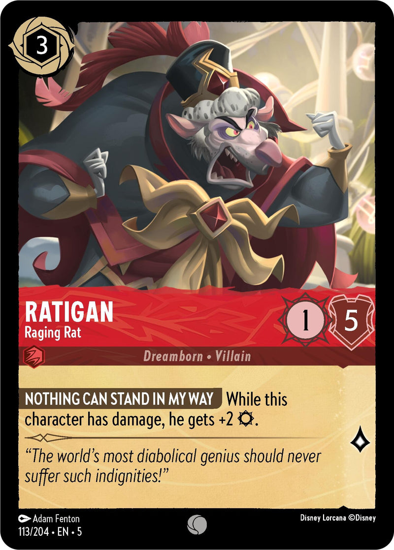 Ratigan Raging Rat (113/204) [5]