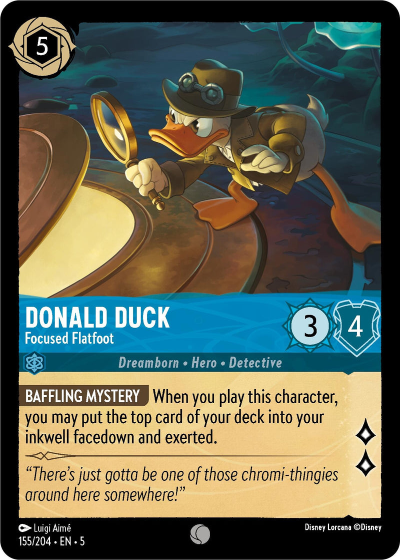 Donald Duck Focused Flatfoot (155/204) [5]