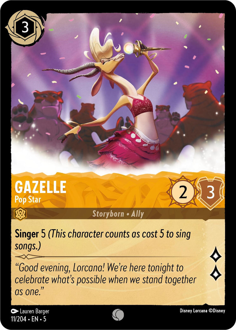 Gazelle Pop Star (11/204) [5]