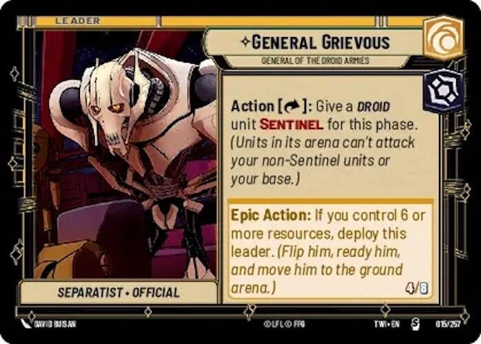 General Grievous General of the Droid Armies (015/257) [TOR]