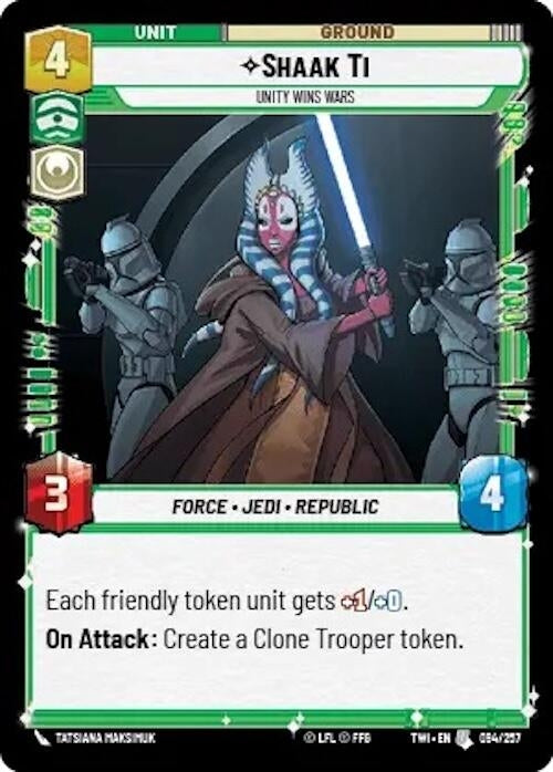 Shaak Ti Unity Wins Wars [TOR]