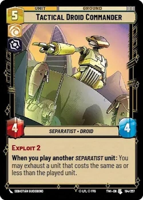 Tactical Droid Commander (184/257) [TOR]