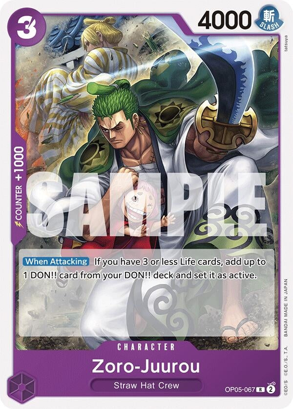 Image for Zoro-Juurou (OP05-067) [Starter Deck 18: PURPLE Monkey.D.Luffy]